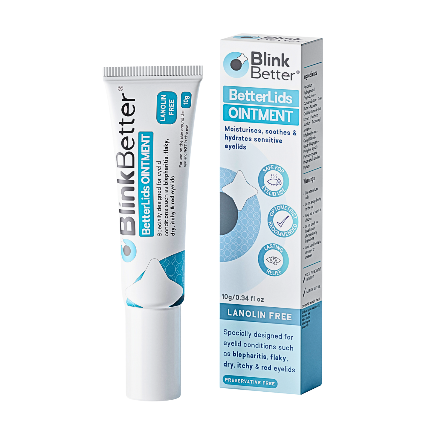 BetterLids Eyelid Ointment - Lanolin Free Version