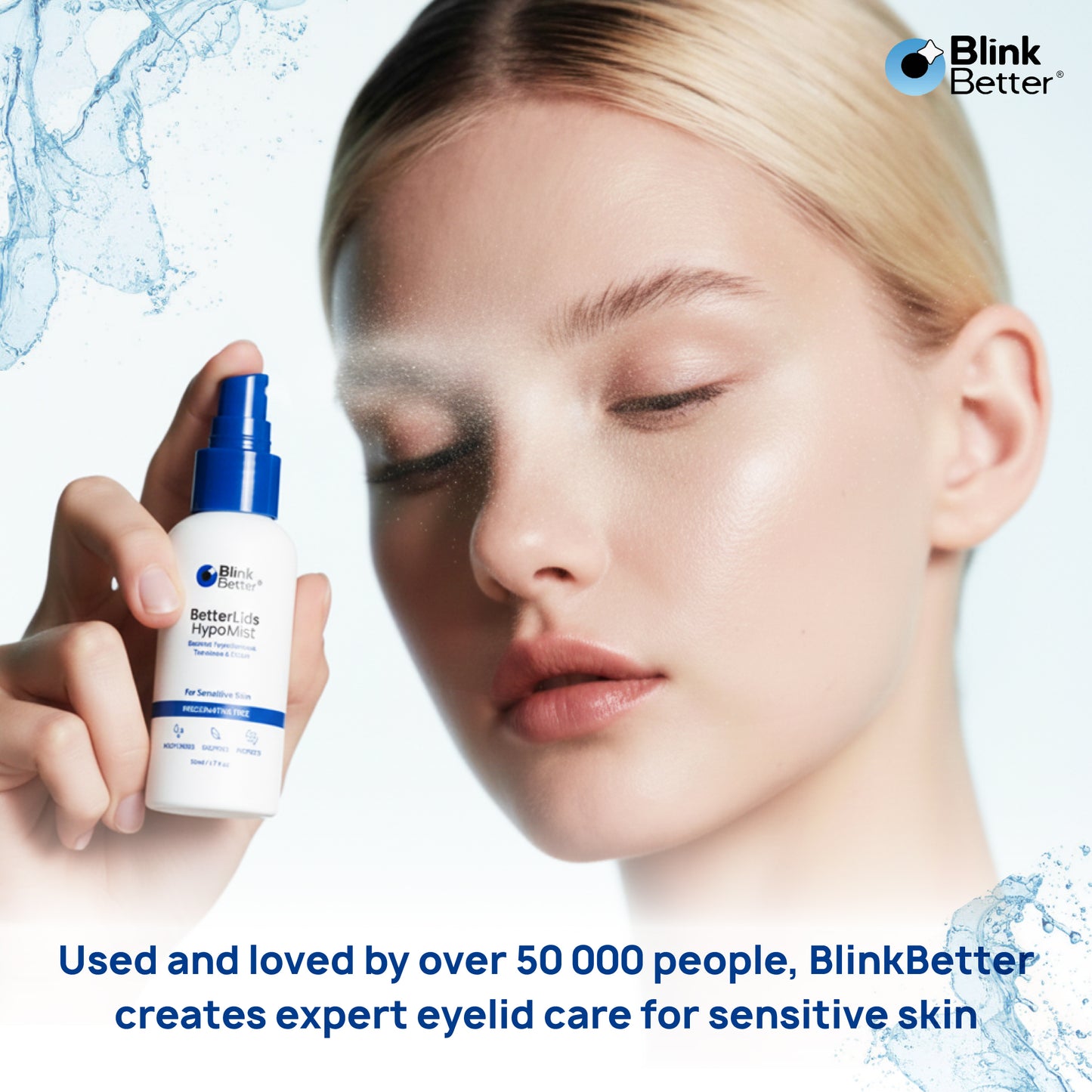 BetterLids Hypochlorous Spray - Instant Eyelid Relief