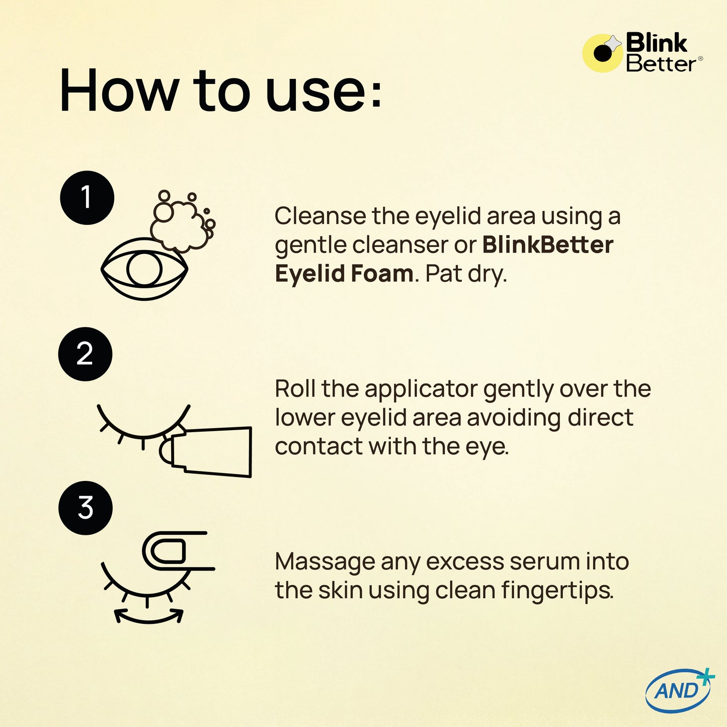 BetterLids CicaRoller+ - Cooling Relief for Puffy, Tired Eyes